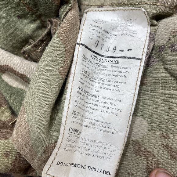 US Army OCP Garrison Pants 50/50 NYCO Camo Trousers MEDIUM SHORT Ocp Scorpion O - Picture 10 of 10